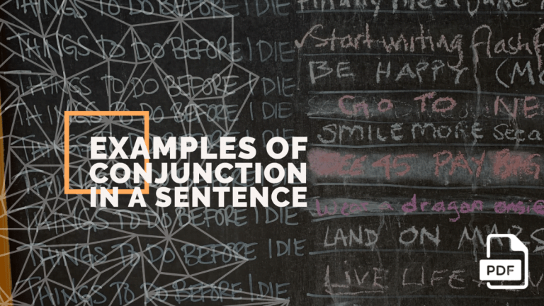 10+ Examples of Conjunction in a Sentence [PDF]