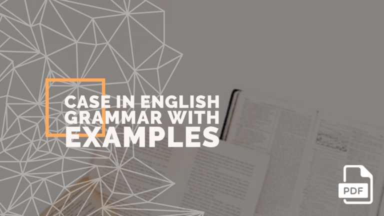 case study in english grammar