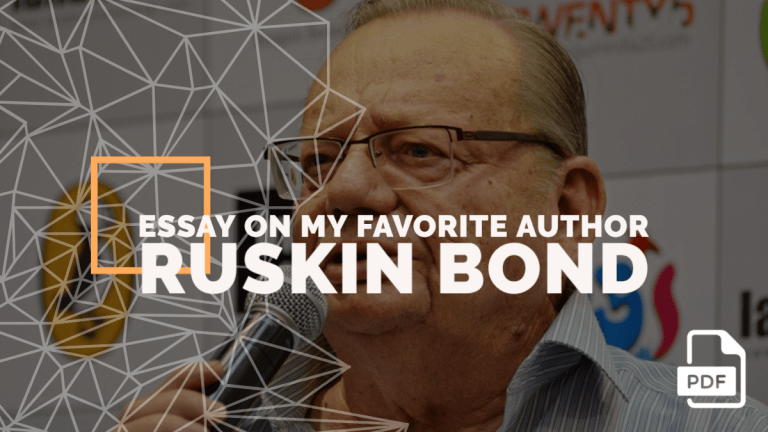 english essay on ruskin bond