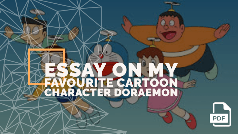 Essay on My Favourite Cartoon Character Doraemon feature image
