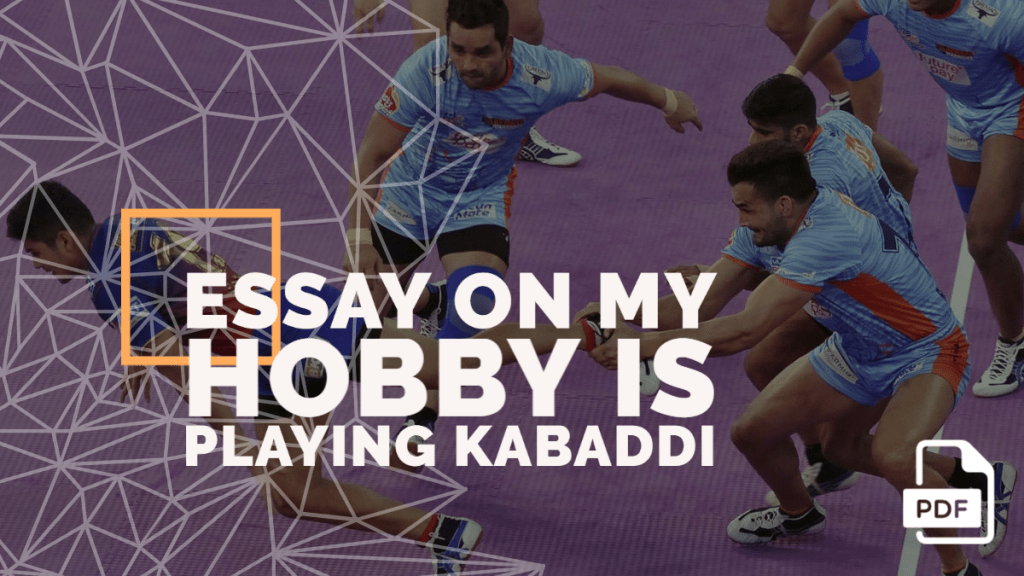 write a essay on kabaddi