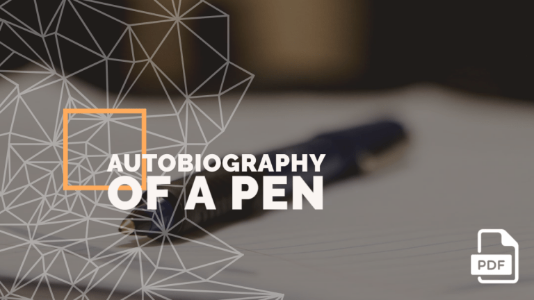 Autobiography of a Pen [PDF]