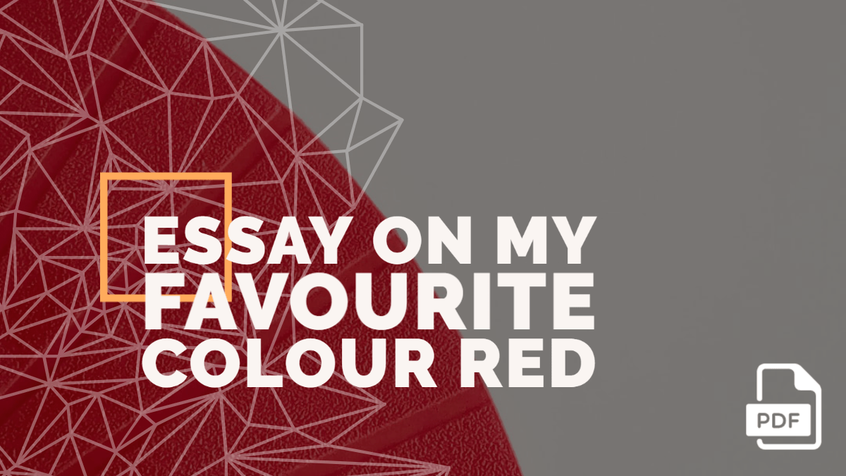 write an essay about your favorite color