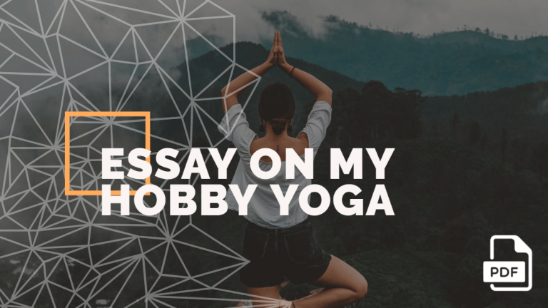 Essay on My Hobby Yoga feature image