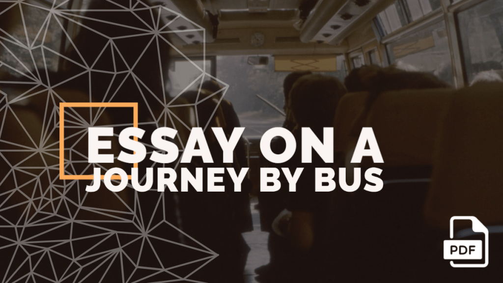 essay about a journey by bus