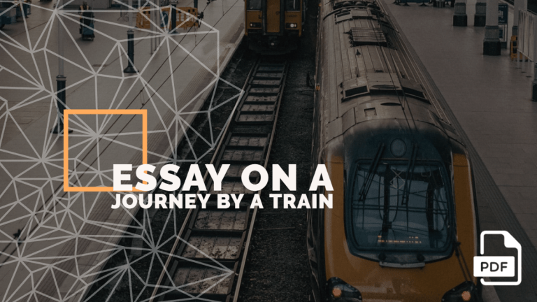 train journey essay in english