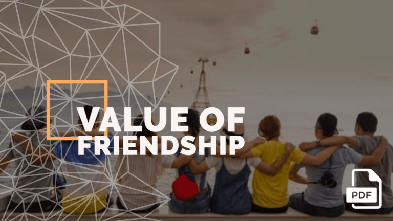 An Essay on Value of Friendship [PDF]