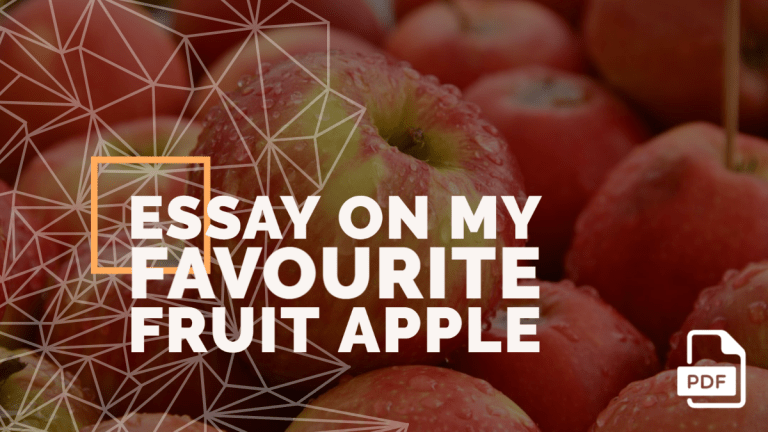 write an essay on apple fruit