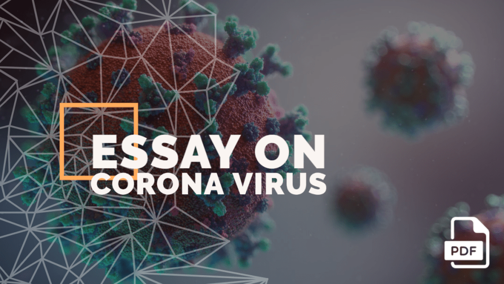 corona virus essay feature image