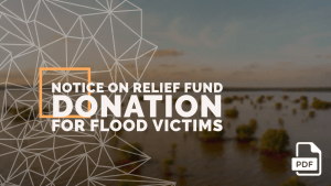 Notice on Relief Fund Donation for Flood Victims [Kerala & Bihar