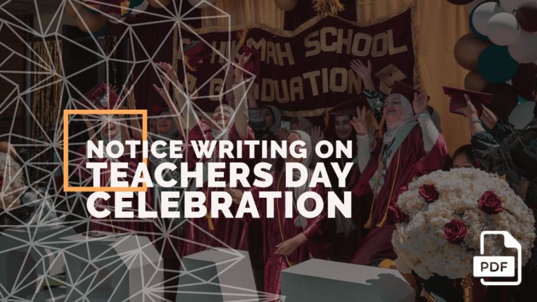 feature image of notice writing on teacher's day celebration