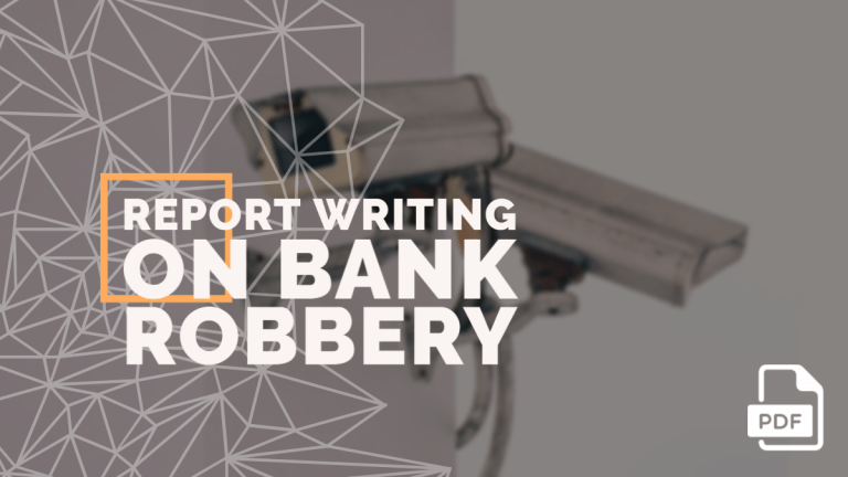 A bank robbery essay