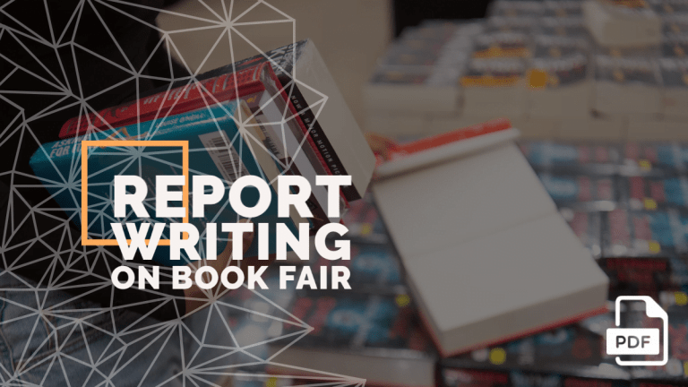 Report Writing on Book Fair [With PDF]