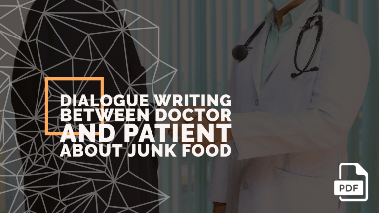 feature image of Dialogue Writing between Doctor and Patient about Junk Food