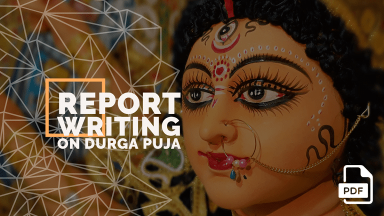 feature image of Report Writing on Durga Puja
