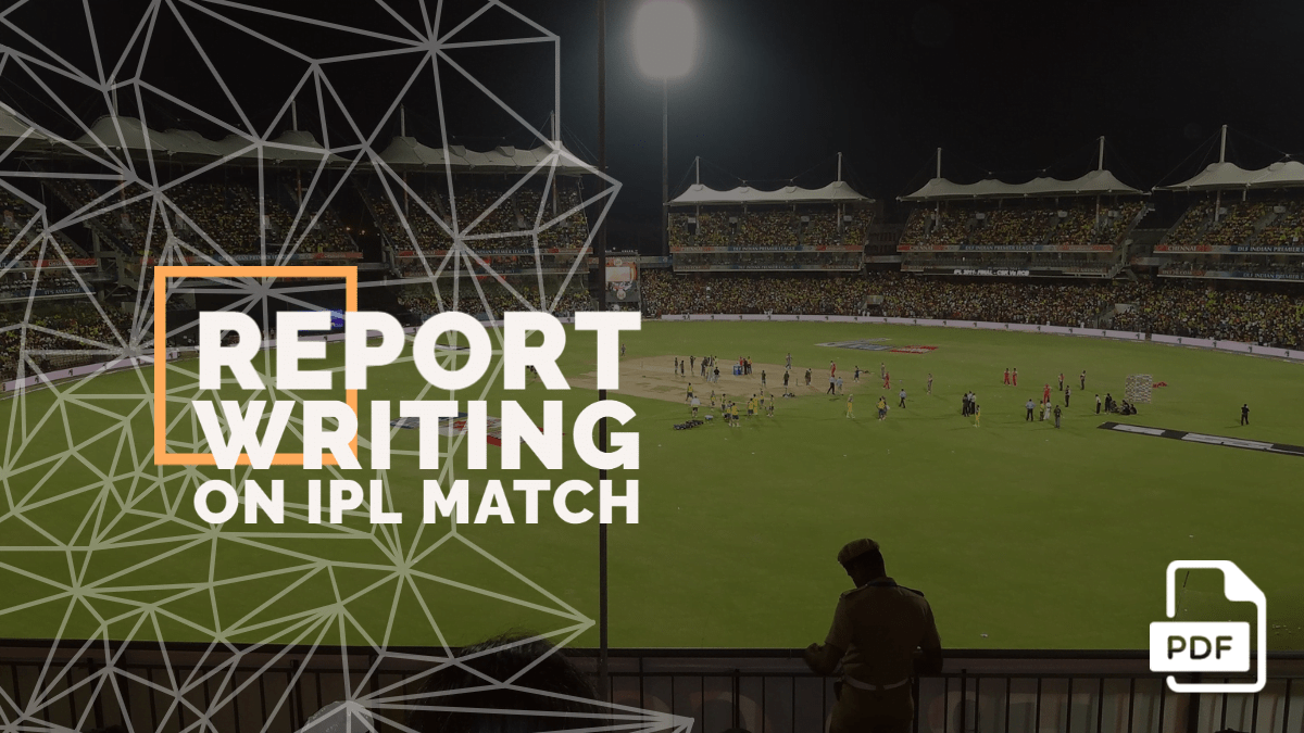 feature image of Report Writing on IPL Match