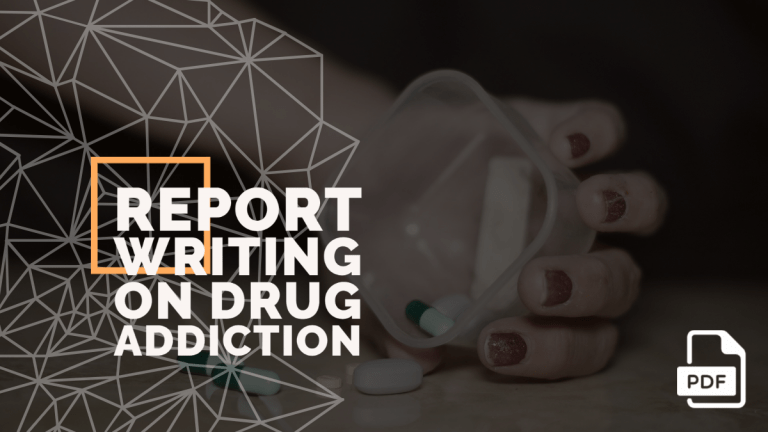 feature image of report writing on drug addiction