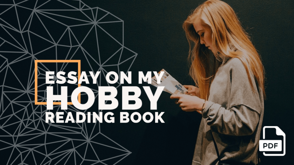 essay on my hobby book reading