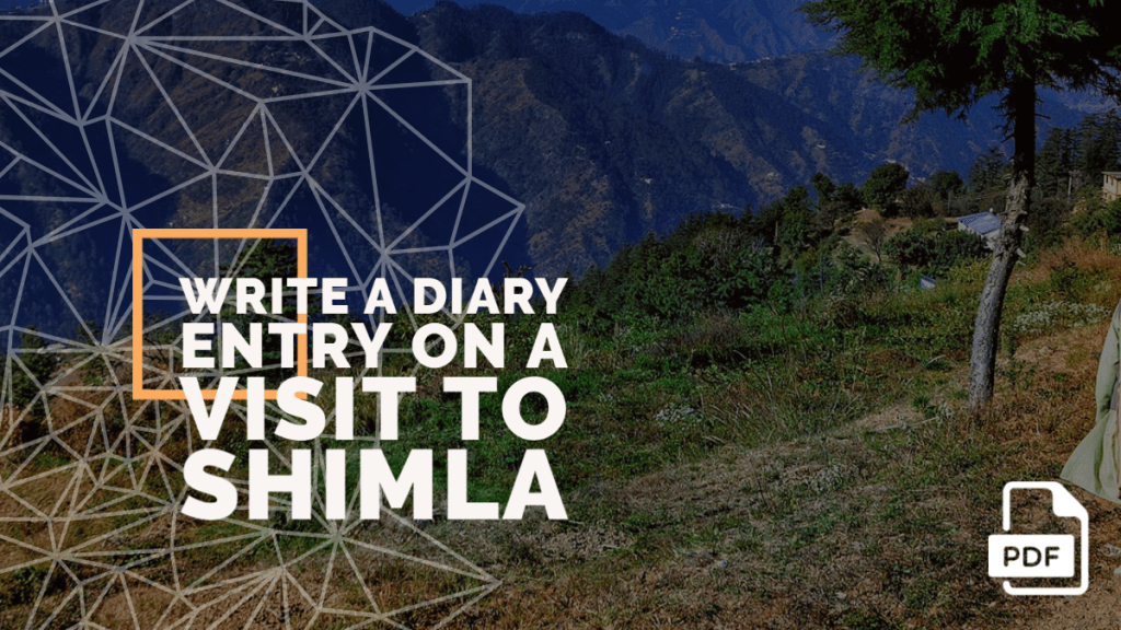 Feature image of Diary entry on a Visit to Shimla