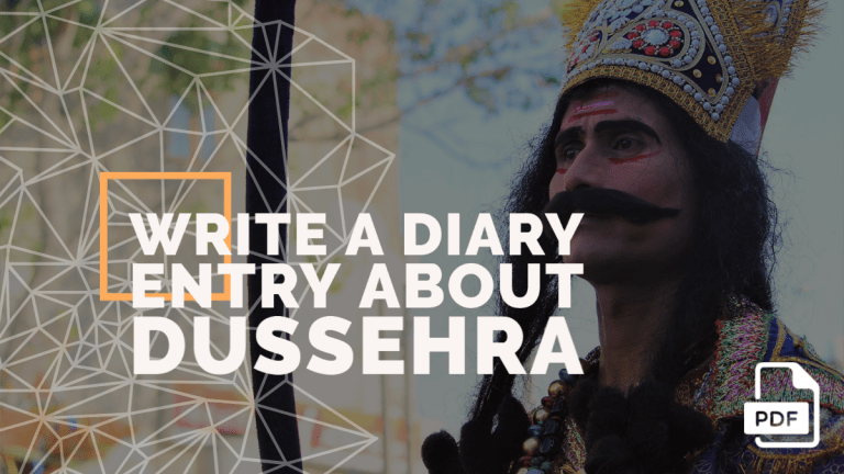 Feature image of Diary Entry about Dussehra