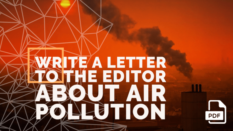 Feature image of Letter to the Editor about Air Pollution