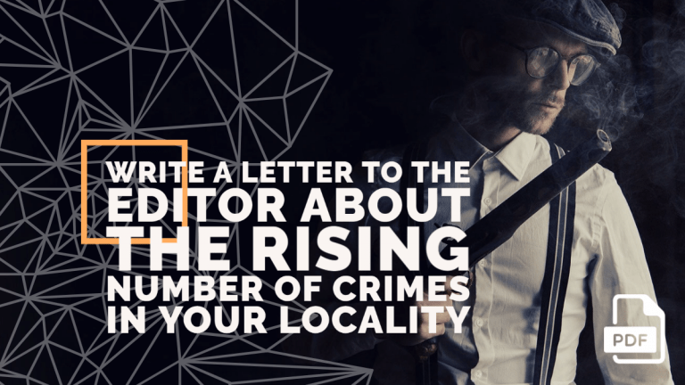 Feature image of Letter to the Editor about the Rising Number of Crimes in your Locality