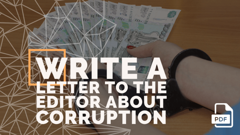 Feature image of Letter to the Editor About Corruption