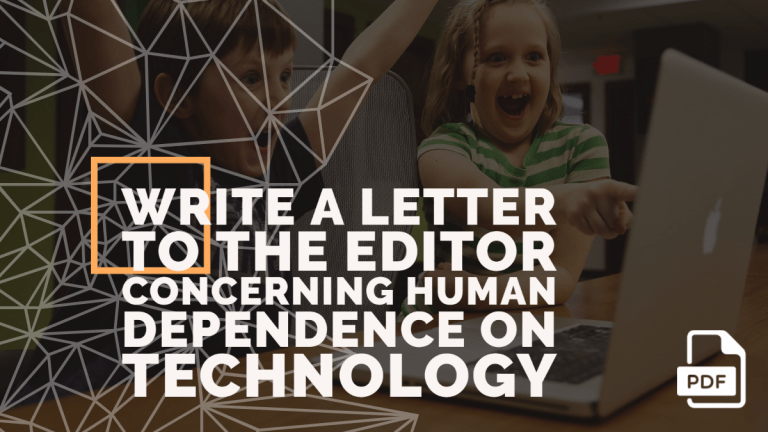 Feature image of Letter to the Editor Concerning Human Dependence on Technology