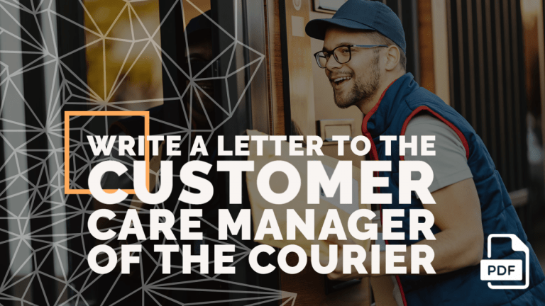 Feature image of Letter to the Customer Care Manager of the Courier