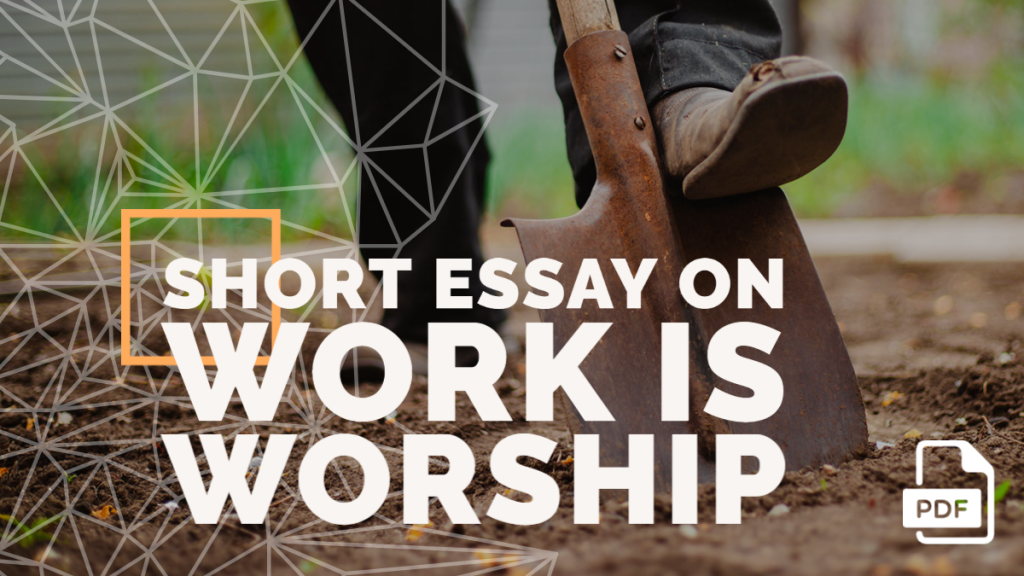 essay work is worship