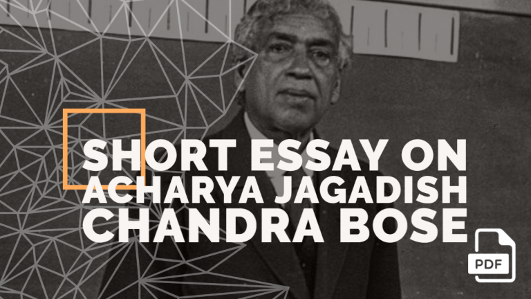 Feature image of Short Essay on Acharya Jagadish Chandra Bose