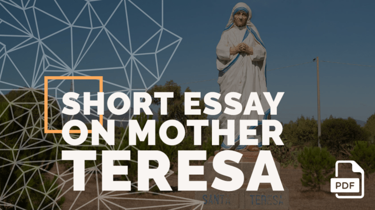 essay mother teresa