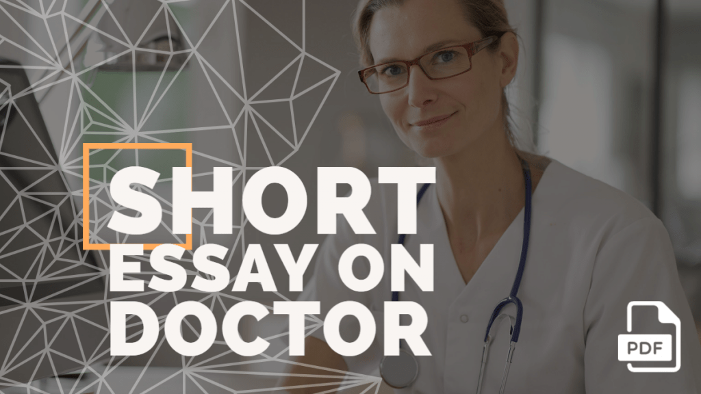 short essay on doctor