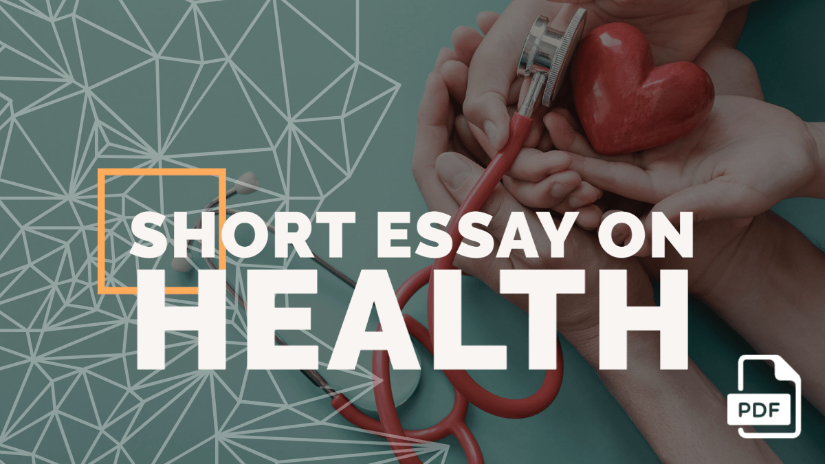 essay on health and successful life