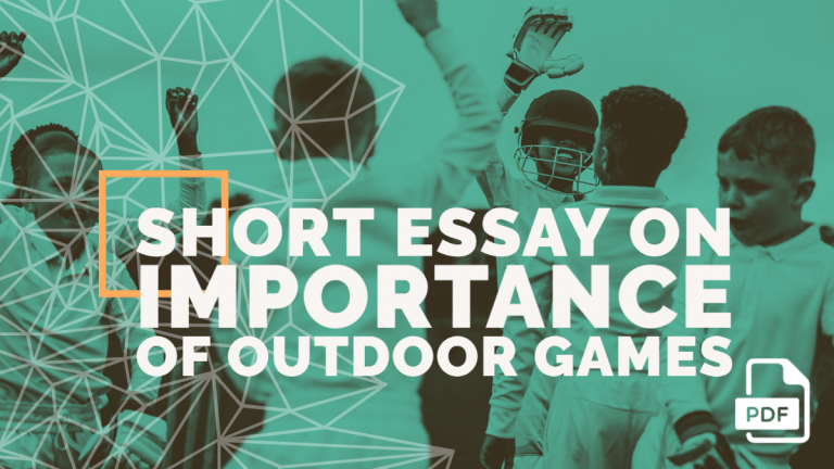Feature image of Short Essay on Importance of Outdoor Games