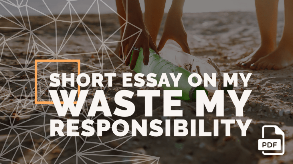 Short Essay on My Waste My Responsibility [100, 200, 400 Words] With PDF