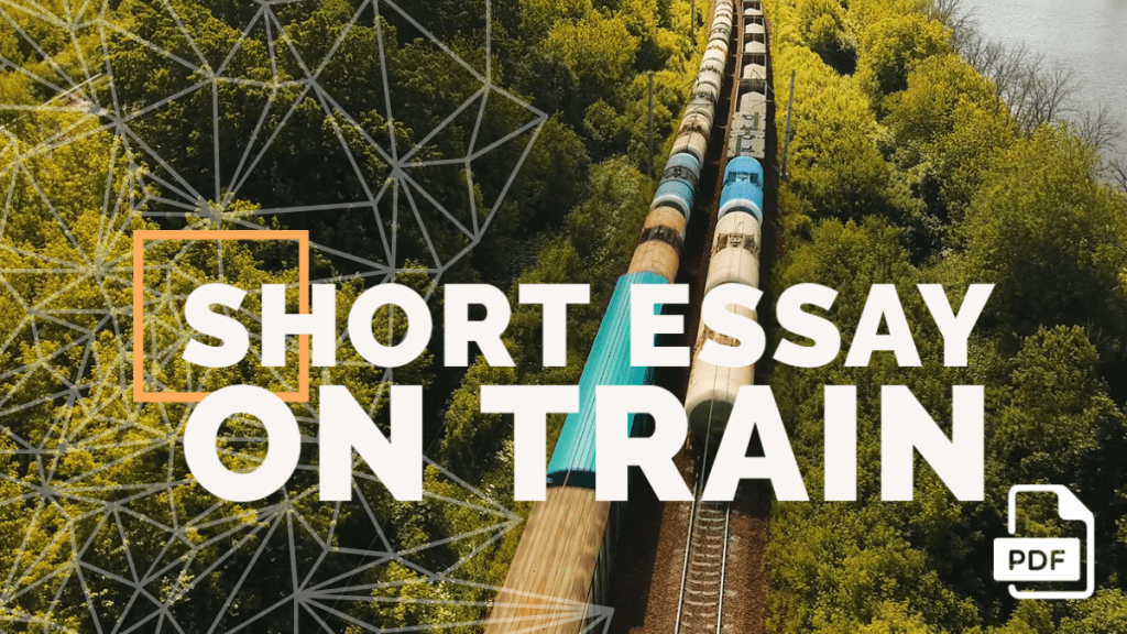 essay on a journey by train 100 words