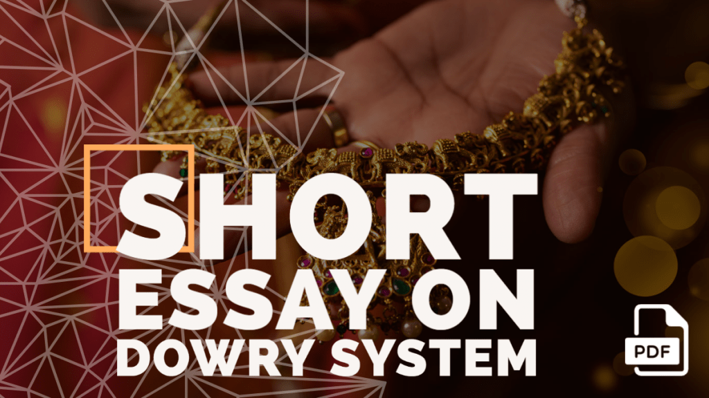 dowry system essay for asl