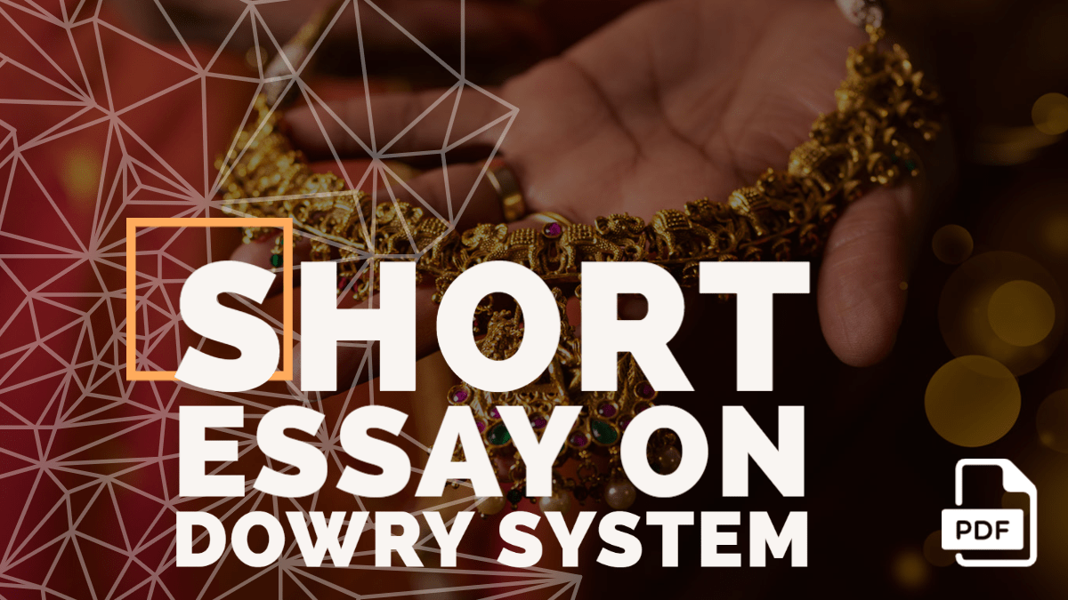 100 words essay on dowry