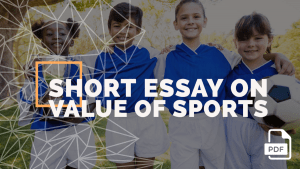 essay on value of sports