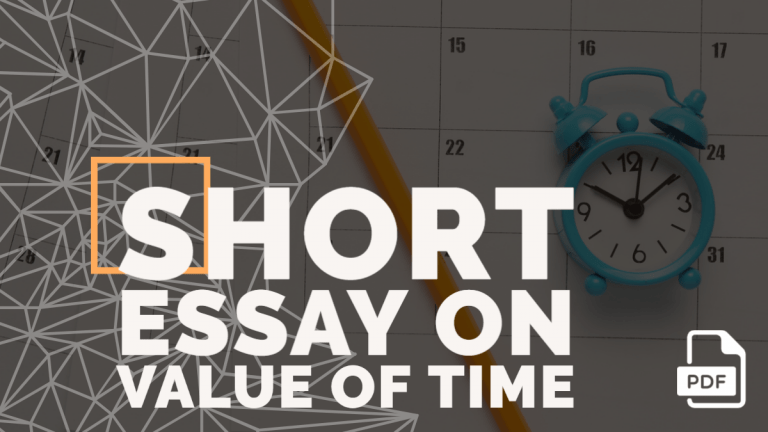 Feature image of Short Essay on Value of Time
