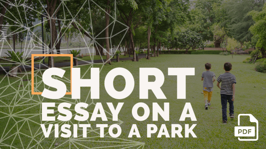 essay on visit to a park