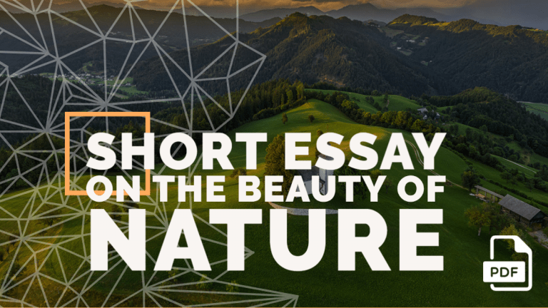 essay on natural beauty 200 words