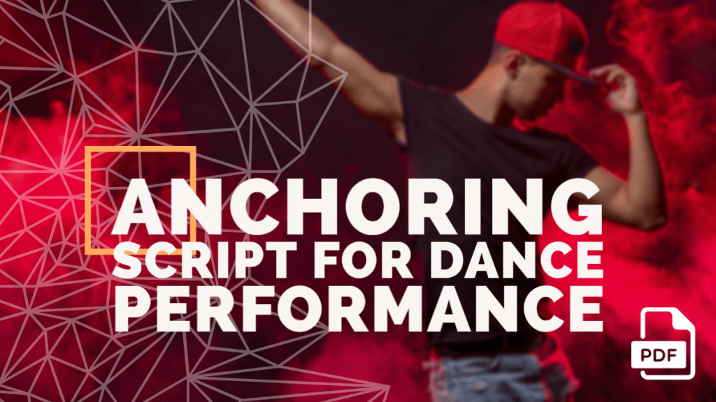 education theme dance anchoring script