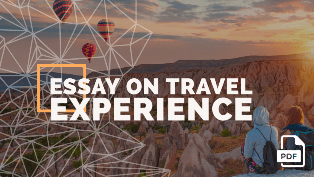 travel experience essay brainly