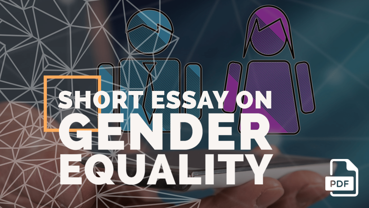 essay on gender equality in 100 words