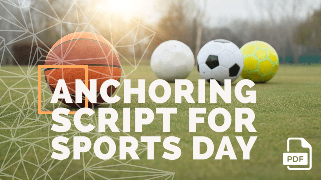 Anchoring Script for Sports Day [With PDF]