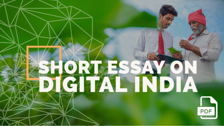 Feature image of Short Essay on Digital India