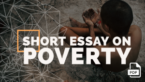 essay on poverty 200 words