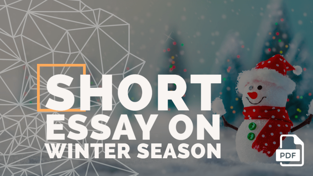 Feature image of Short Essay on Winter Season